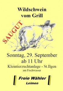 897 - Wildschweinessen FW