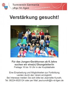949 - TVG Verstärkung gescuht