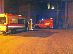 Hauptamtlicher RTW und GW-Mess der Feuerwehr