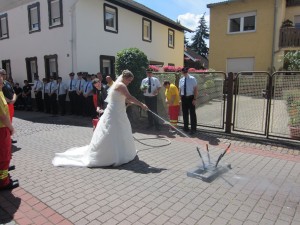 Löschen mit der Kübelspritze