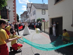 Wurf mit dem Rettungsball