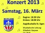16. März – Jahreskonzert des MV St. Ilgen
