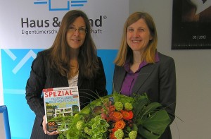 v.l.: Antje Bothe, Bürgermeisterin Claudia Felden