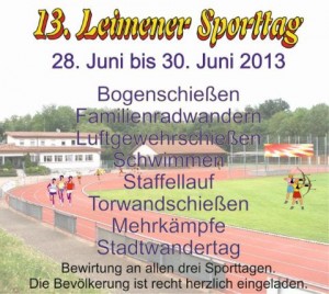 563 - Leimener Sporttag - Plakat I