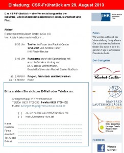 817 - CSR-Frühstück RCN