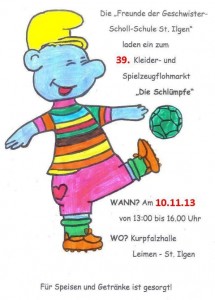 1125 - Flohmarkt Schlümpfe