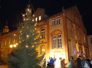 Diljemer Weihnachtsbaum 1936 - Diljemer Weihnachtsbaum Aufstellung 4