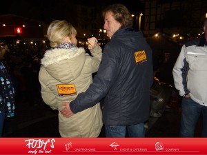 Leimener Flashmöbbchen - Michaela und Uwe Janssen 1957 - Bannertraeger LL 9