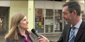 Bürgermeisterin Claudia Felden im Interview mit Friedrich Uthe 2047 - Abriss Rathausstrasse 5