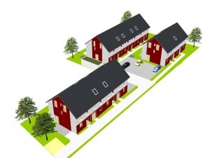 2089 - Neubau Lessingstrasse - 3D-Ansicht L9 eingangsseitig