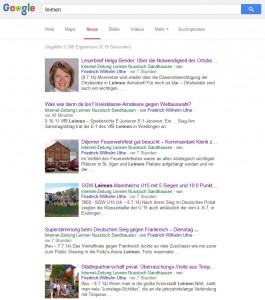 3969 - Google-News Suchwort Leimen
