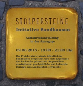 2217 - Stolperstein Sandhausen
