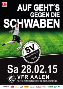 4820 - SVS vs AAlen Plakat