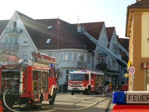 4757 - Brand Bahnhofstrasse Sandhausen - 1