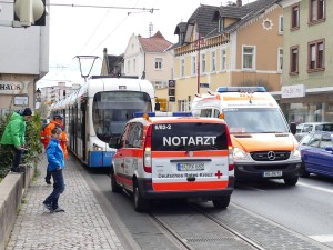 4969 - RNV Straßenbahn Nothalt
