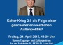 24. April – AfD: Dr. Alexander Gauland spricht im „Harras“