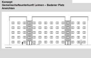 2257 - Fluechtlingsunterkunft Leimen - Ansicht
