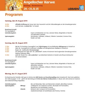 5563 - Angellocher Kerwe Programm