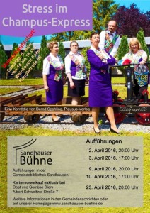 6771 - Sandhäuser Bühne Plakat Aufführungen