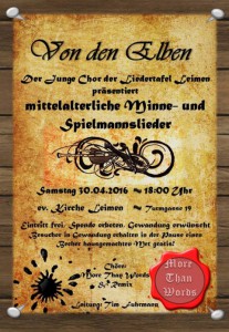 6899 - Spielmannslieder Plakat 480