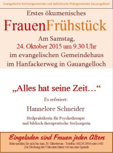 5773 - Frauenfrühstück Plakat