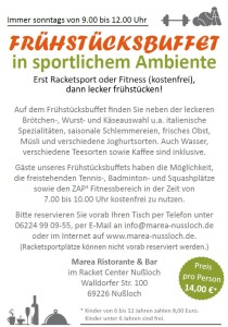 5937 - Marea Frühstücksbuffet
