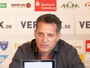 Alois Schwarz im März 2016 noch als Trainer des SV Sandhausen