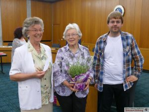 v.l.: Eva Maria Eichler, Elisabetha Müller, Jonas Scheid