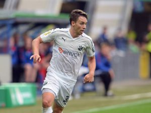 Bild: Thomas Pledl (SV Sandhausen) -- Fussball --- DFB-Pokal, 1. Runde --- SC Paderborn 07 vs SV Sandhausen --- 22.08.2016 -- Foto: Eibner-pressefoto