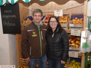 Tanja & Uwe Freudensprung im Hofladen in Gauangelloch