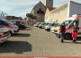 Leimener Rettungswagen und Notfall-Krankentransportwagen bei Faschingsumzügen der Region im Einsatz