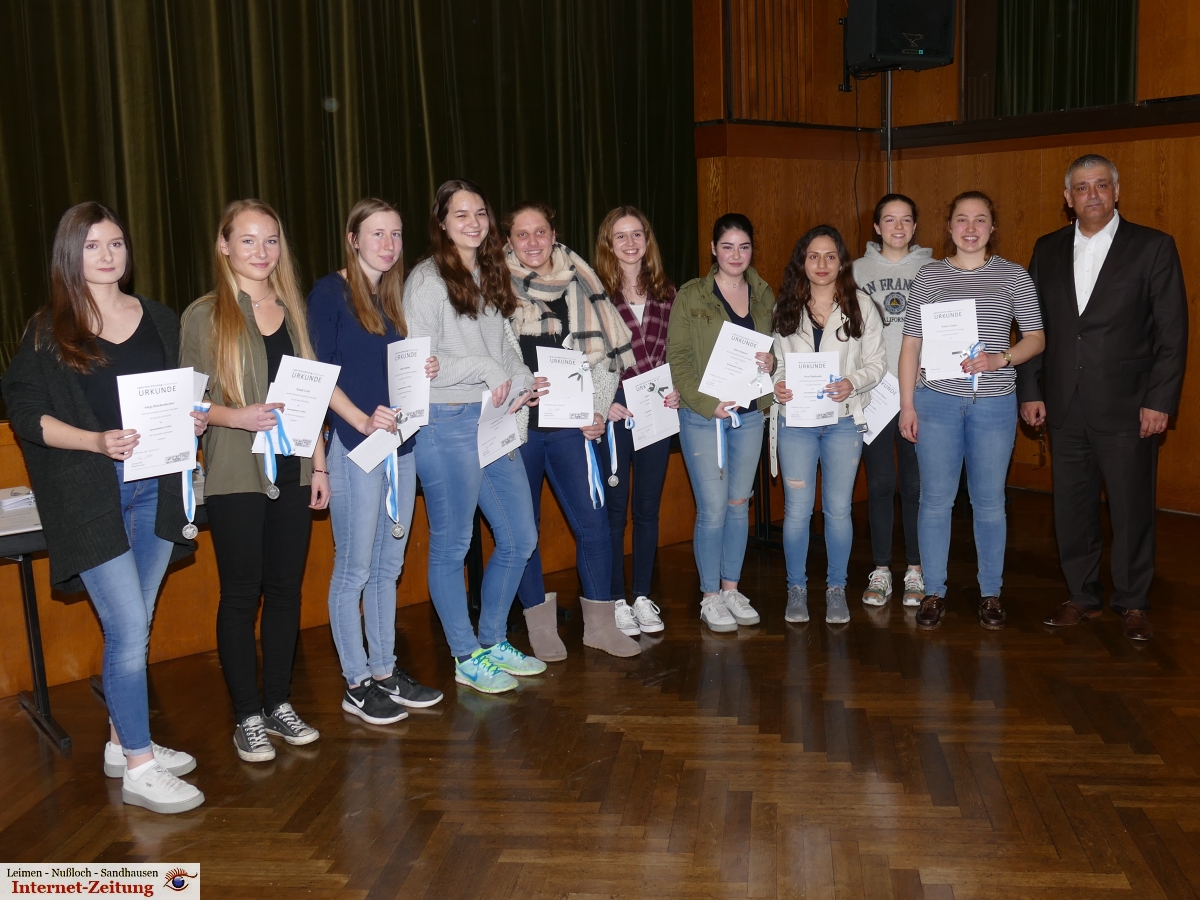 Sandhausen ehrte 278 erfolgreiche Sportlerinnen und Sportler des Jahres 2016