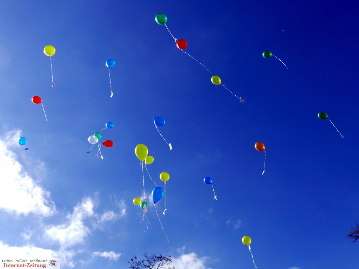 Lachgas - alles andere als harmlos: LKA informiert über die Gefahren 8959 - Leimener Friedensweg 5 Luftballons