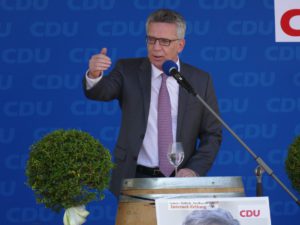 Innenminister Thomas de Maizière
