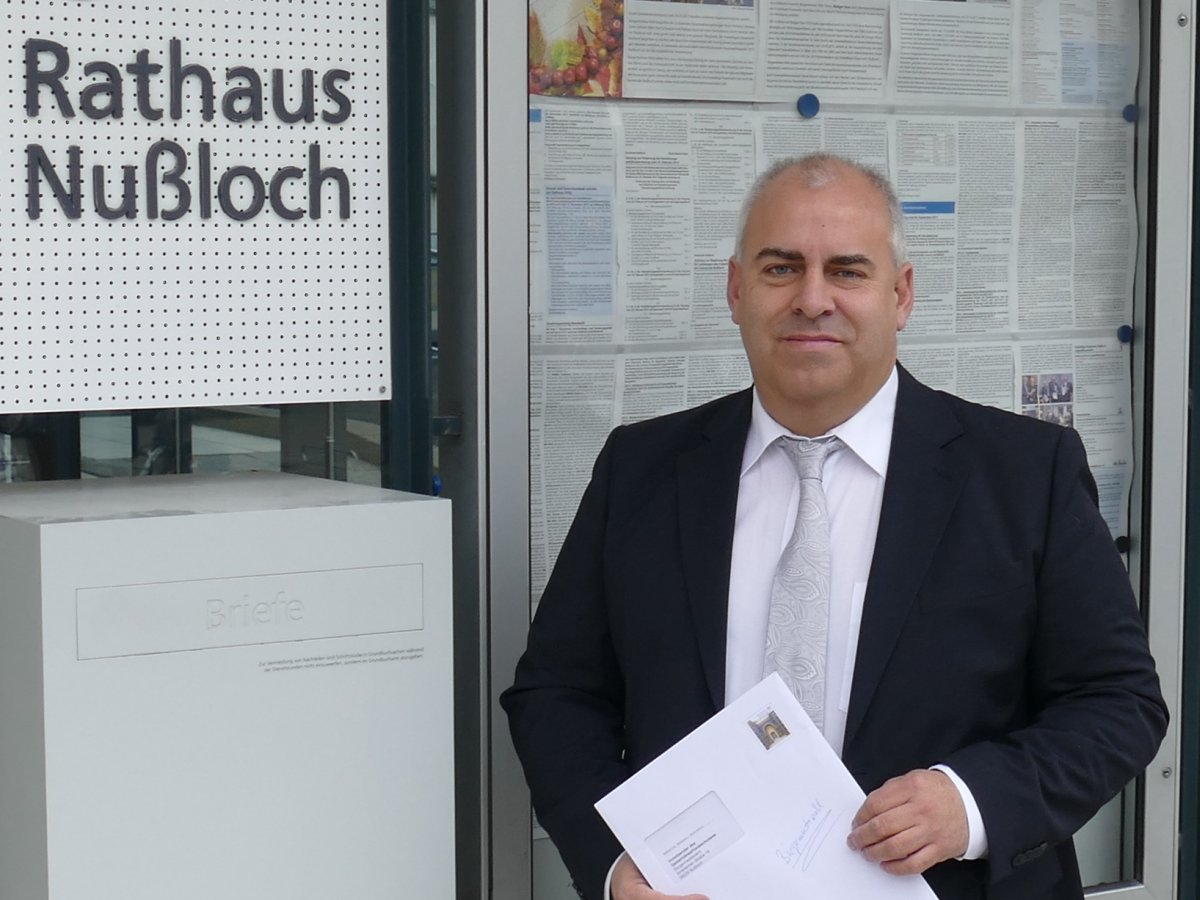 Bürgermeisterwahl in Nußloch: </br>Matthias Frick wirft seinen Hut in den Ring