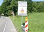 Es wird ernst: Seit heute früh Großbaustelle und Straßensperrung der L 600 Höhe Lingental
