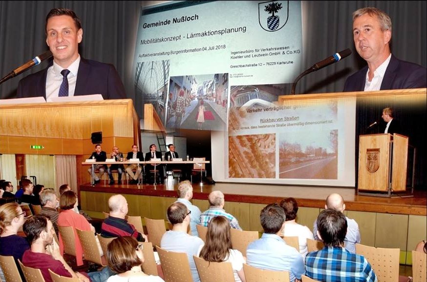 Nußloch: Infoabend zum Mobilitätskonzept und Lärmaktionsplan
