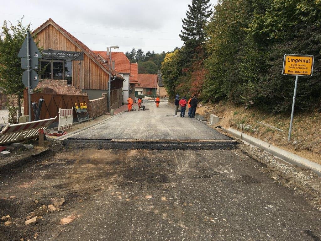 Großbaustelle L 600 Lingental: Die Arbeiten sind nahezu abgeschlossen