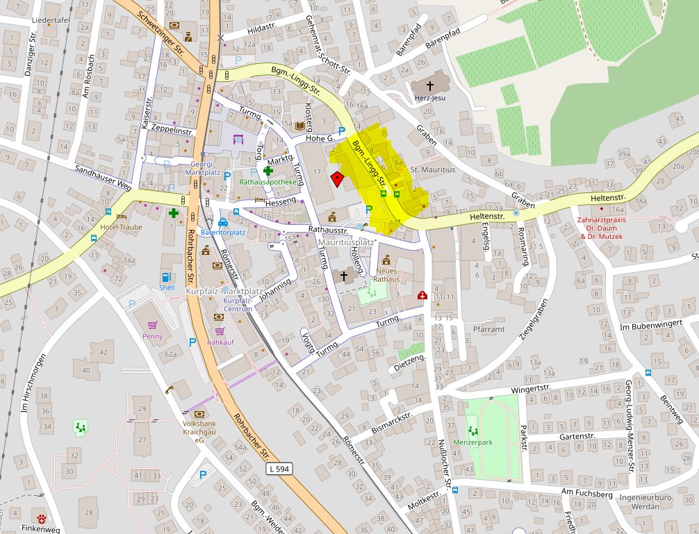Leimen Vollsperrung Bgm.-Lingg-Straße vom 15. bis 18. April