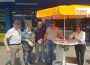 CDU-Wahlkampf vor dem Mix-Markt Leimen