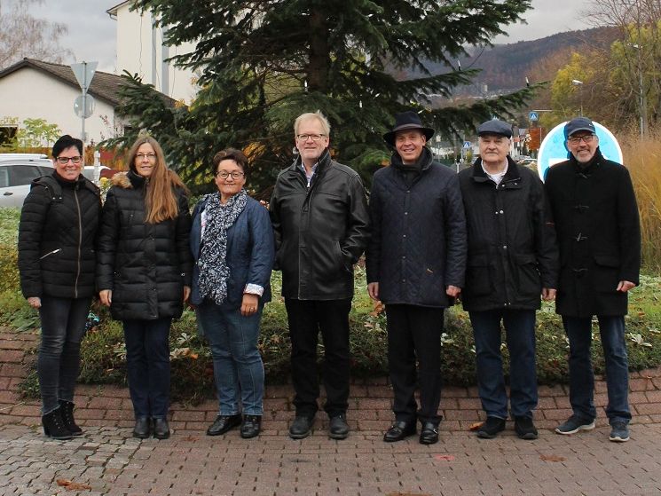 Haus + Grund Leimen spendete auch 2019 wieder 500,- EUR für den Weihnachtsbaum