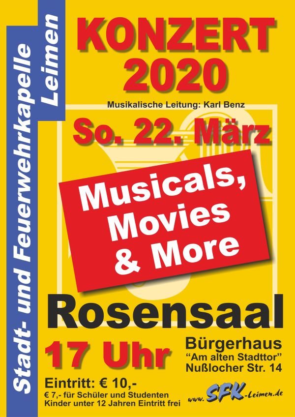 ABGESAGT: Konzert der SFK Leimen am 22. März