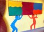 Der Förderverein der Gauangellocher Schlossbergschule malt die Schule bunt
