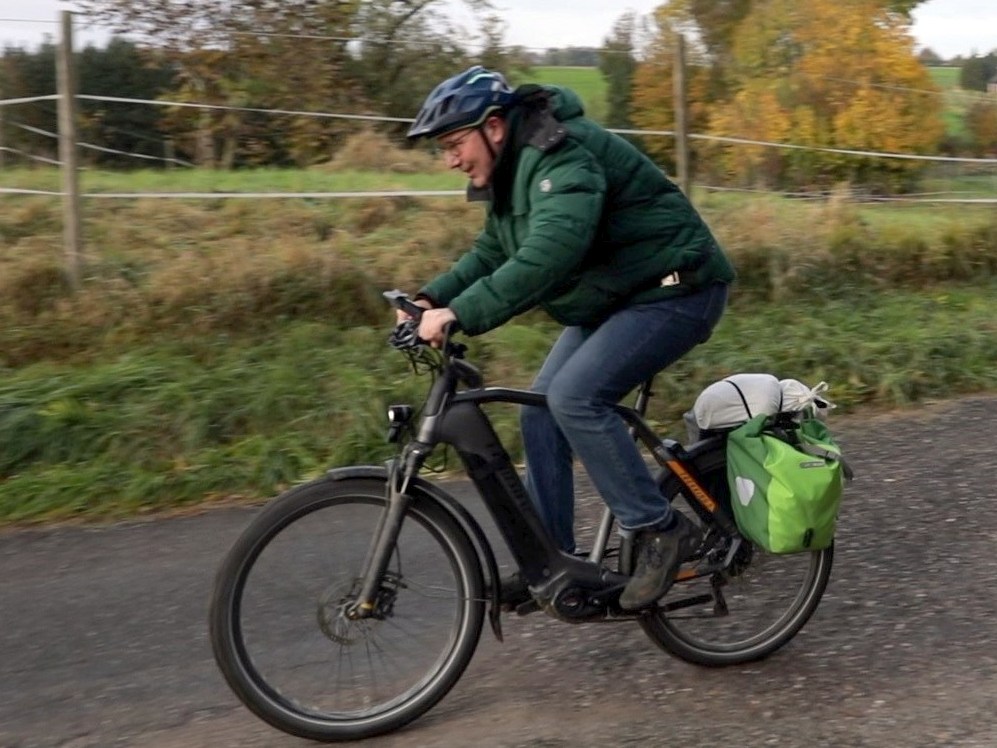 MdL Norbert Knopf fährt regelmäßig mit dem Fahrrad von Wiesloch nach Stuttgart