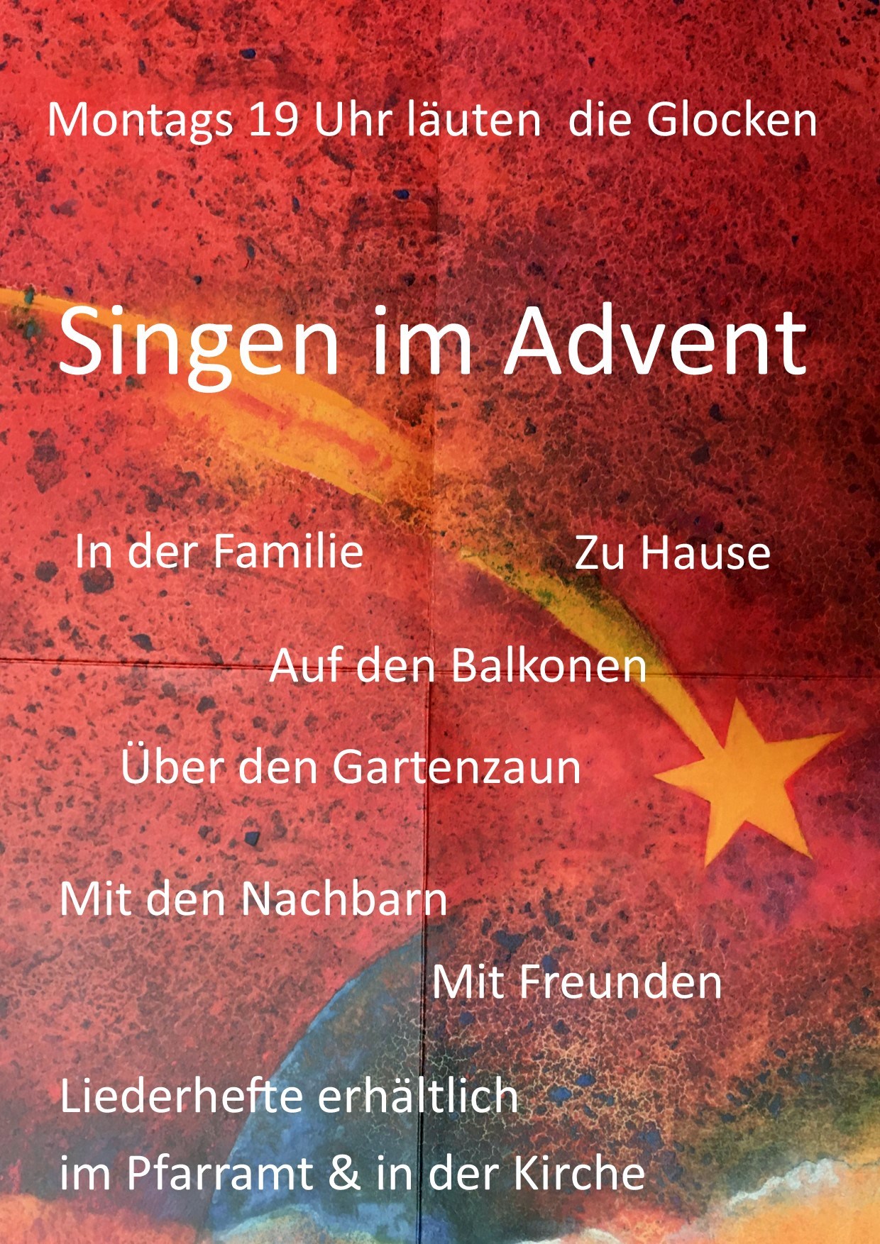 Adventssingen in der Nachbarschaft am 13.12. und 20.12. um 19 Uhr