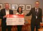 Teure Dachsanierung: Sparkasse spendet Schützengesellschaft Leimen 500,- €