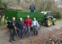 Obst-, Wein- und Gartenbauverein beim Pflegeschnitt in Wildobstanlage