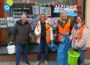 Leimener Putzwoche: Vier Damen waren vorbildhaft im Stadtzentrum aktiv