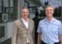 Oberbürgermeister Hans Reinwald begrüßt neuen stelv. Leiter des Polizeipostens