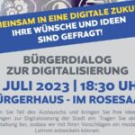 Heute, Montag: Bürgerdialog zur Digitalisierung 17873 - Digitalisierung 600-3